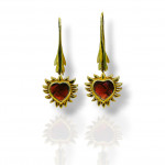 Heart of Fire Earrings Sterling Silver 925 Heart of Fire Earrings Sterling Silver 925